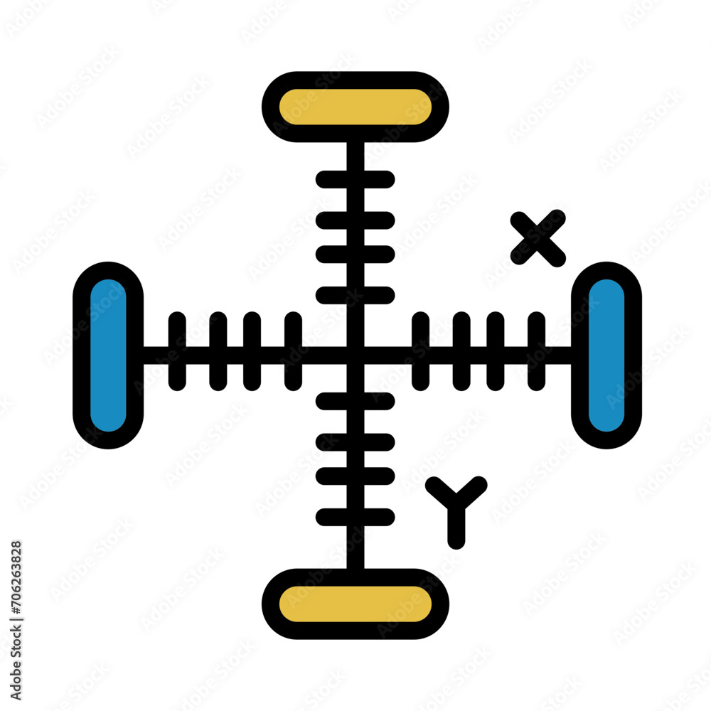 Education Engineering Maths Filled Outline Icon