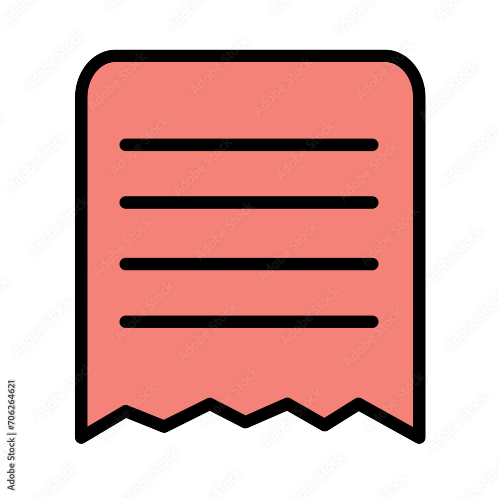 Bill Invoice Payment Filled Outline Icon Bill Invoice Payment Filled Outline Icon