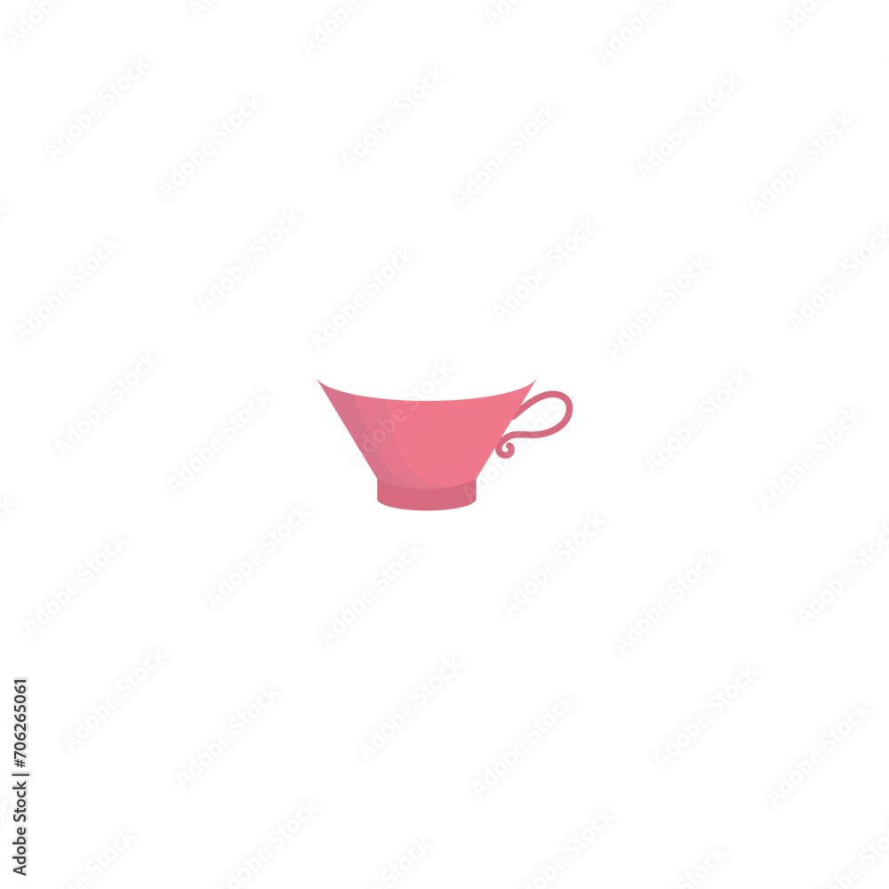 Vector beautiful unique flower vase illustration Vector beautiful unique flower vase illustration