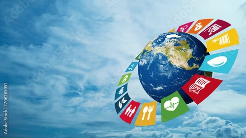 SDGsイメージ　サステナブル　持続可能な開発目標 photo