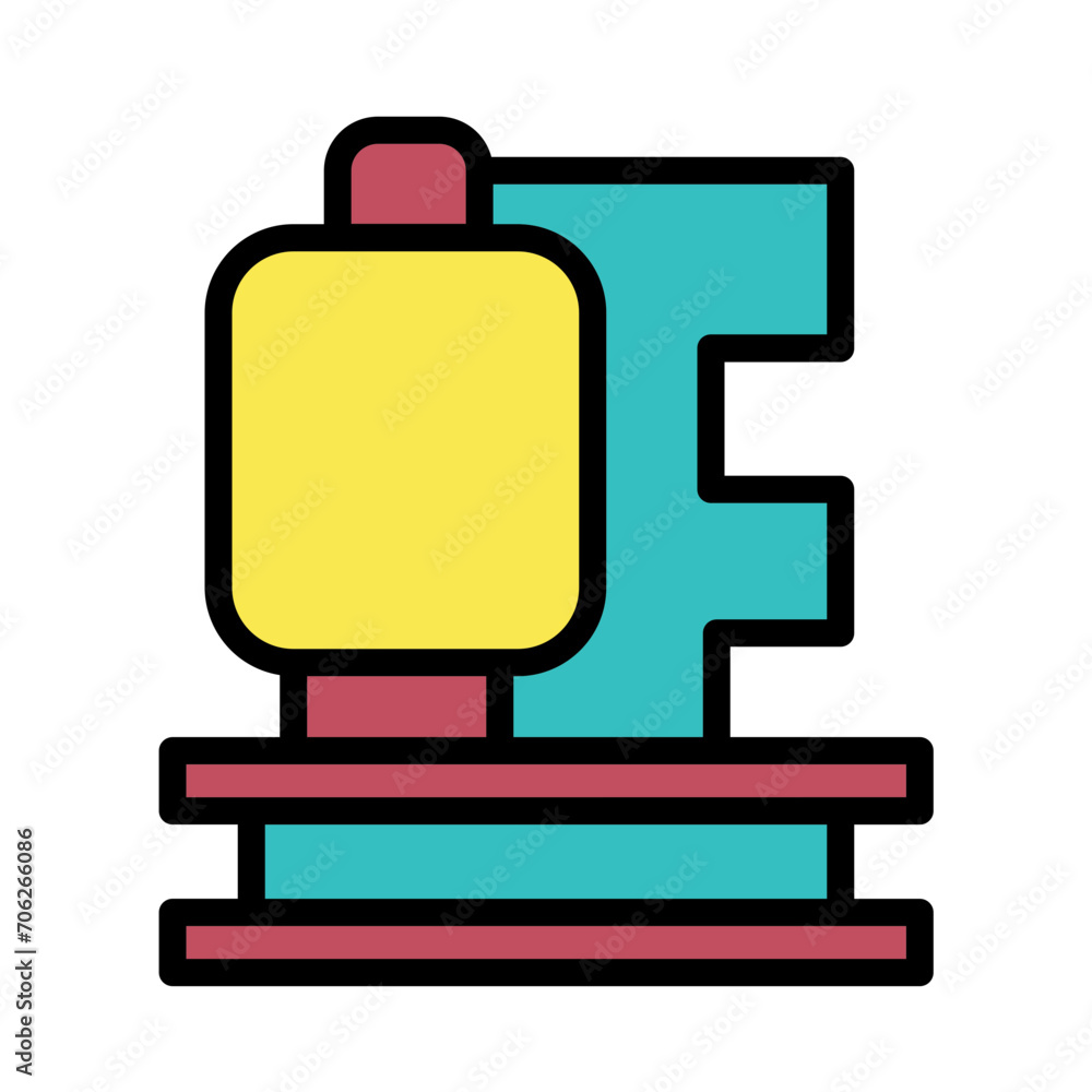 Boiler Chemical Factory Filled Outline Icon Boiler Chemical Factory Filled Outline Icon