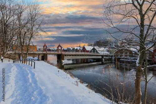 Winter in Trondheim, Norway © liramaigums