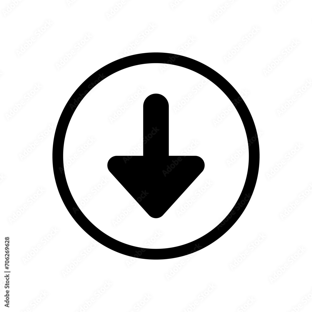 Download icon vector. Upload button illustration. Load symbol or logo. Download icon vector. Upload button illustration. Load symbol or logo.