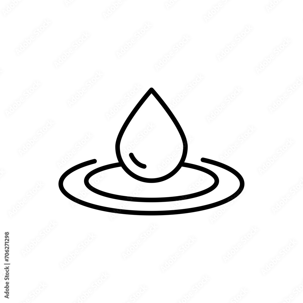Water outline icons, minimalist vector illustration ,simple transparent graphic element .Isolated on white background Water outline icons, minimalist vector illustration ,simple transparent graphic element .Isolated on white background