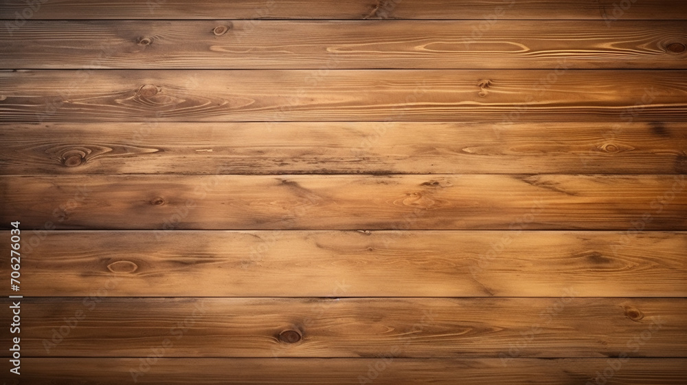 Fototapeta premium Wooden table facing the camera, AI Generative.