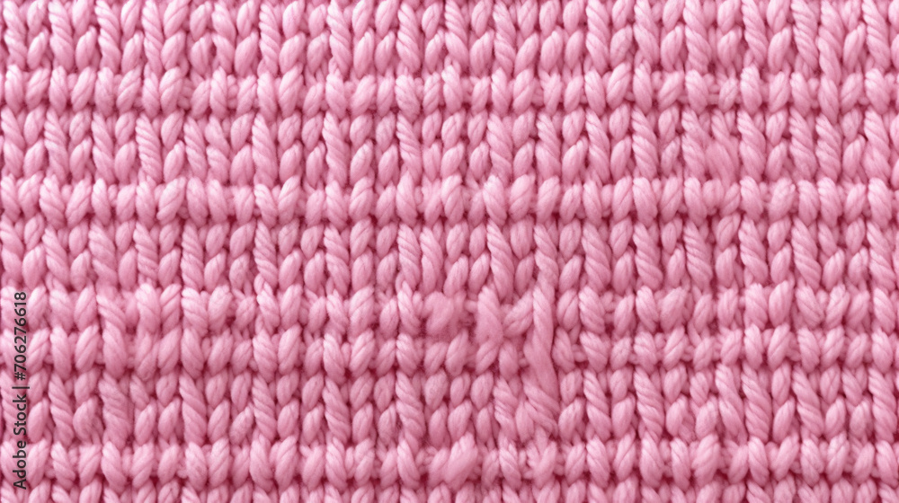 Pink texture knitted fabric