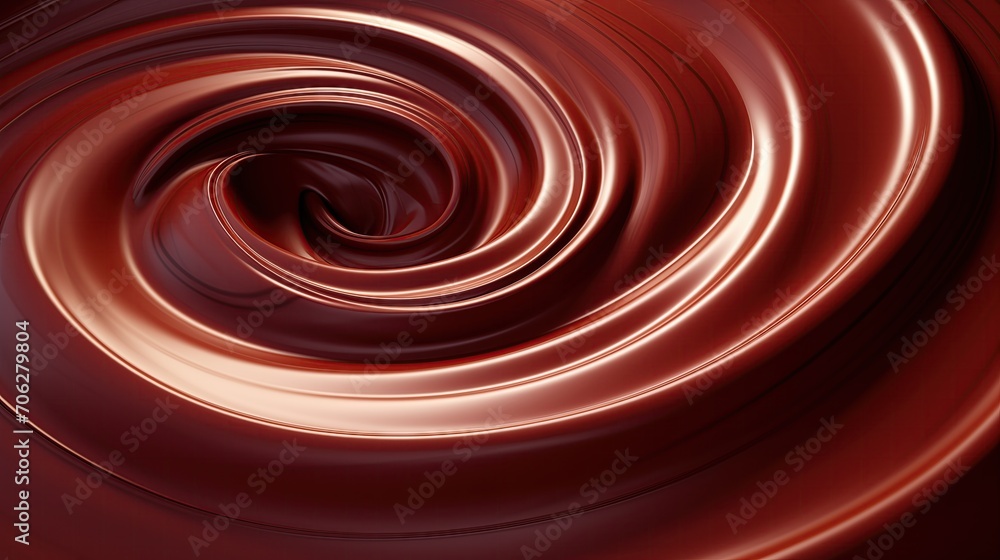 Close-up of Melted dark chocolate background. smooth swirl. Close-up of Melted dark chocolate background. smooth swirl.