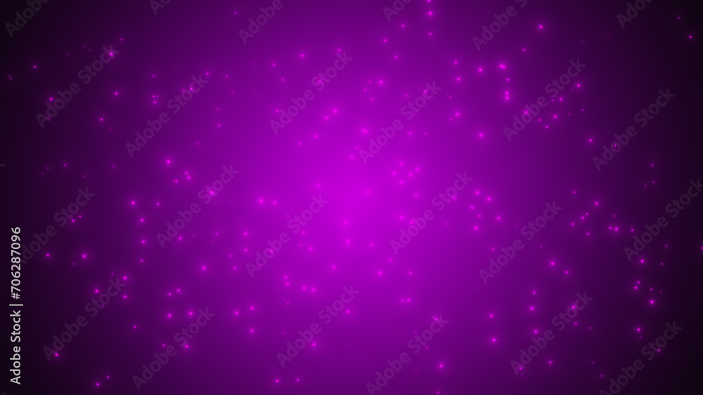 Particles flying on the Pink background