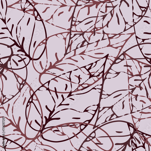 The print of the sheet. A hand-made print on paper. A paint impression, a stamp. Isolated. Vector illustration