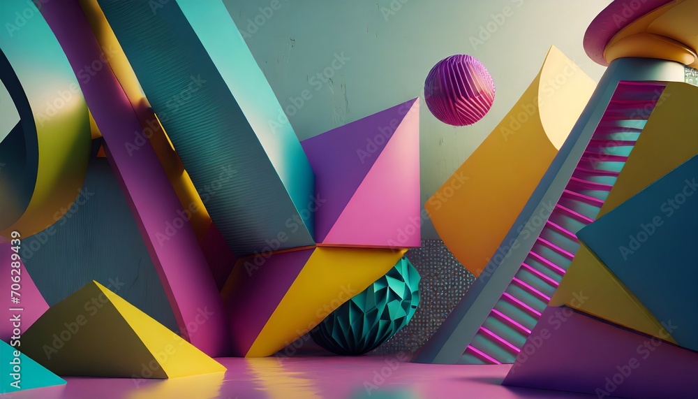 an abstract background, experimenting with textures and lighting to add ...