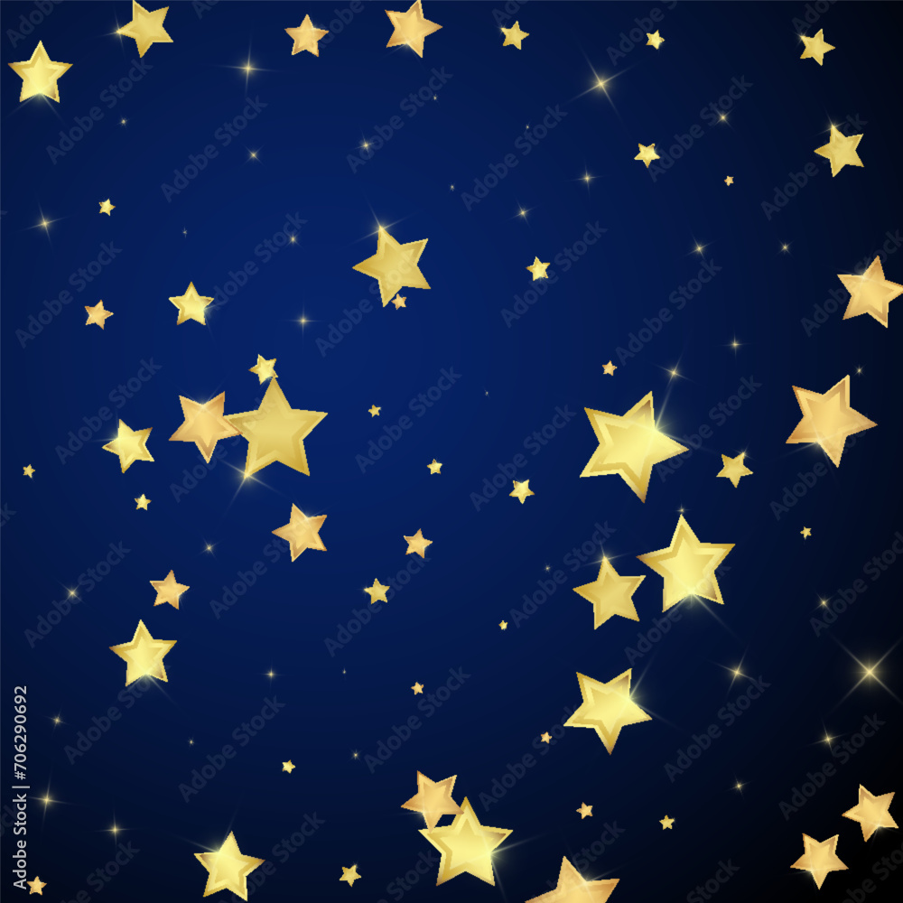 Magic stars vector overlay. Gold stars scattered Magic stars vector overlay. Gold stars scattered