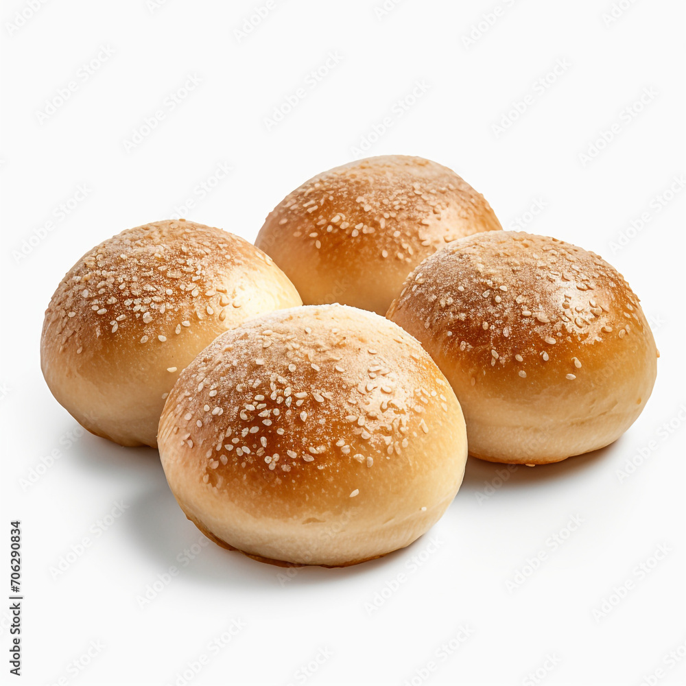 resh backed centre filled buns on transparent background created with Generative Ai resh backed centre filled buns on transparent background created with Generative Ai