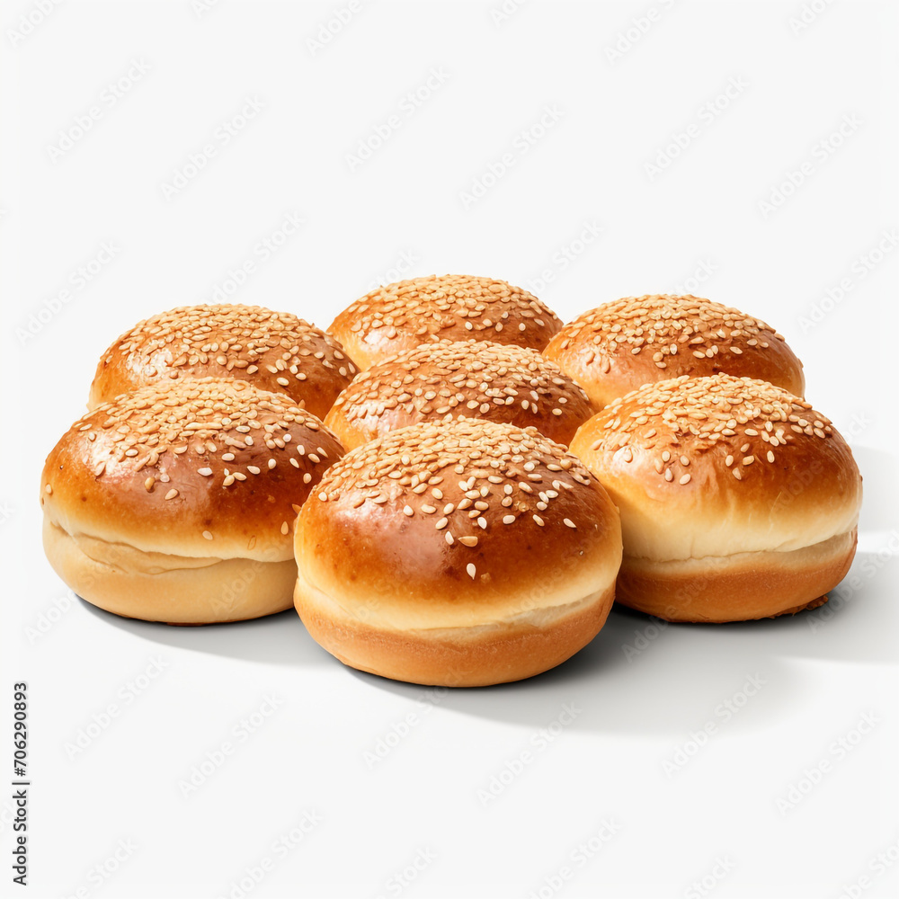 resh backed centre filled buns on transparent background created with Generative Ai resh backed centre filled buns on transparent background created with Generative Ai