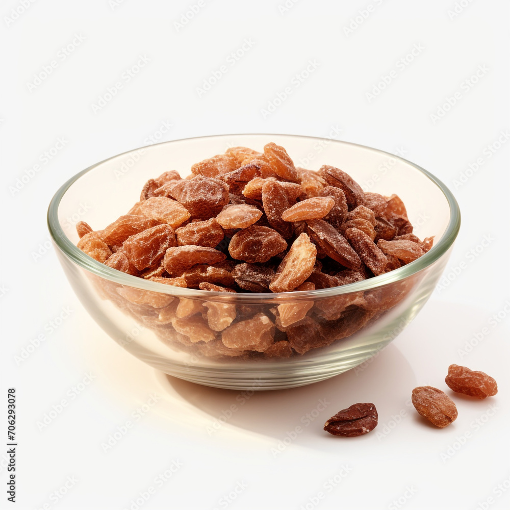 fresh bowl of crushed nuts on transparent background created with Generative Ai fresh bowl of crushed nuts on transparent background created with Generative Ai