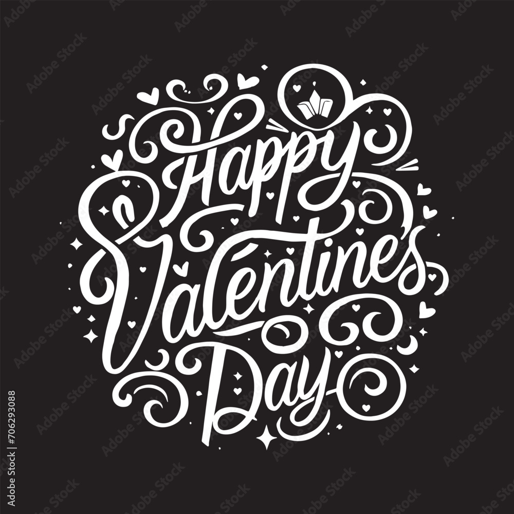 Happy Valentines Day graffiti typography art illustration Happy Valentines Day graffiti typography art illustration
