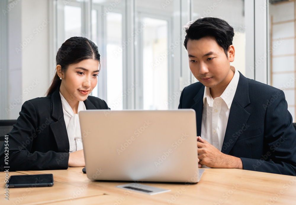 Asian business people team analyzing statistics financial. Team of businesspeople Meeting Conference Discussion Corporate Concept in office. Asian business people team analyzing statistics financial. Team of businesspeople Meeting Conference Discussion Corporate Concept in office.