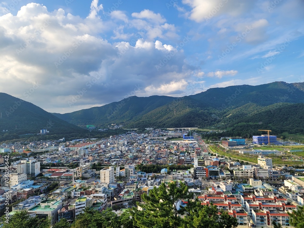 Korean southern city 'Jinhae' in summer