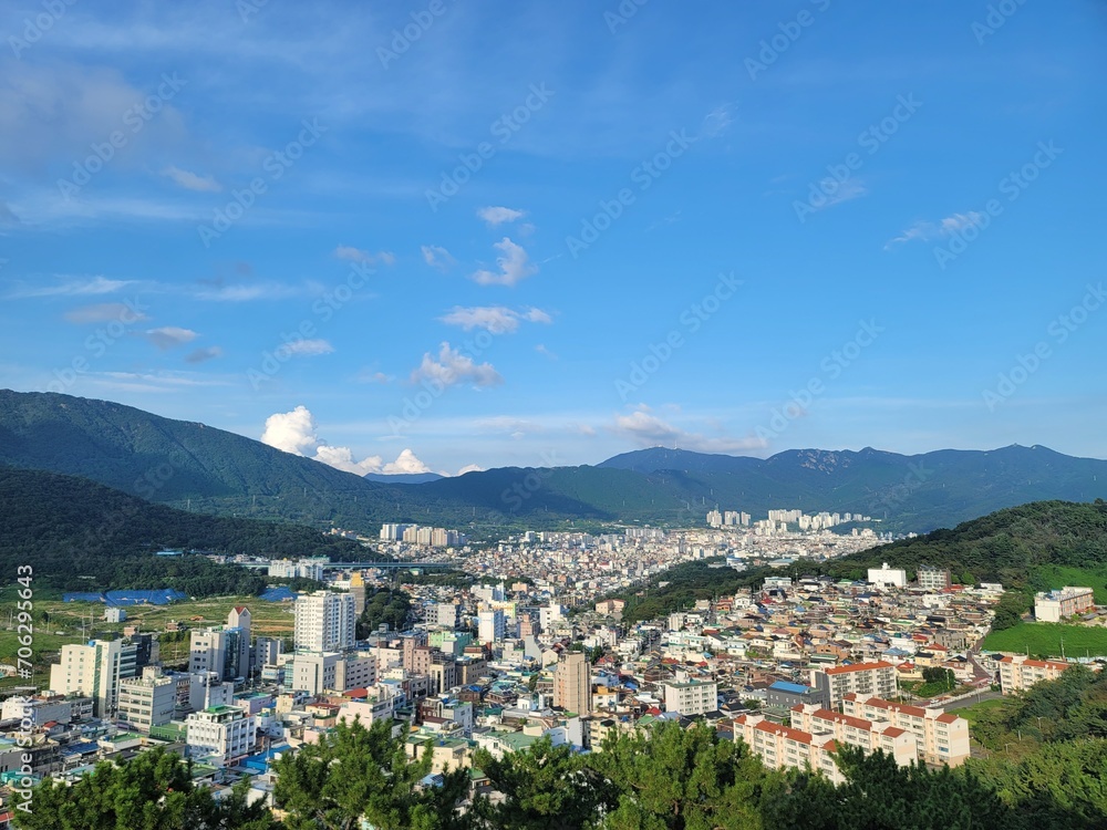 Korean southern city 'Jinhae' in summer
