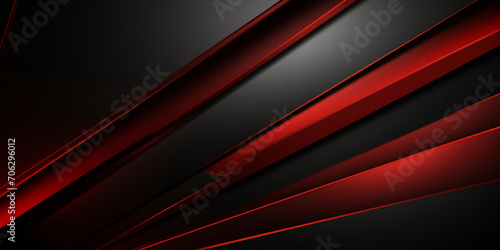 The red network of lines Is shown, Abstract grey stripe slash orange light on deep red design .