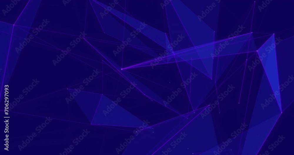 Animation of blue shapes on black background Animation of blue shapes on black background
