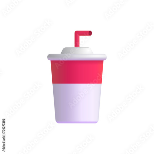 Cup with Straw