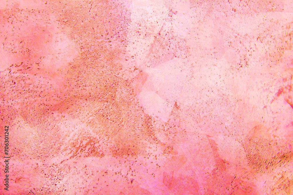 Concrete background in 2024 color peach fluff. High quality photo