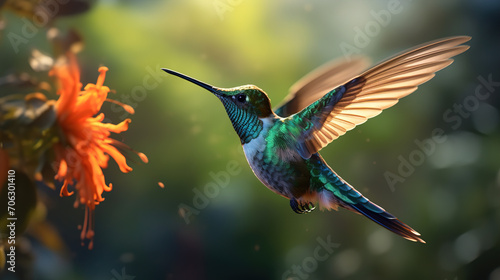 hummingbird in flight © Viktor