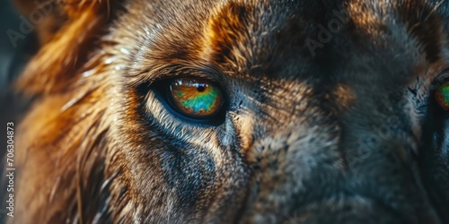 A detailed close-up of a dog s face with striking green eyes. Perfect for animal lovers or pet-related projects