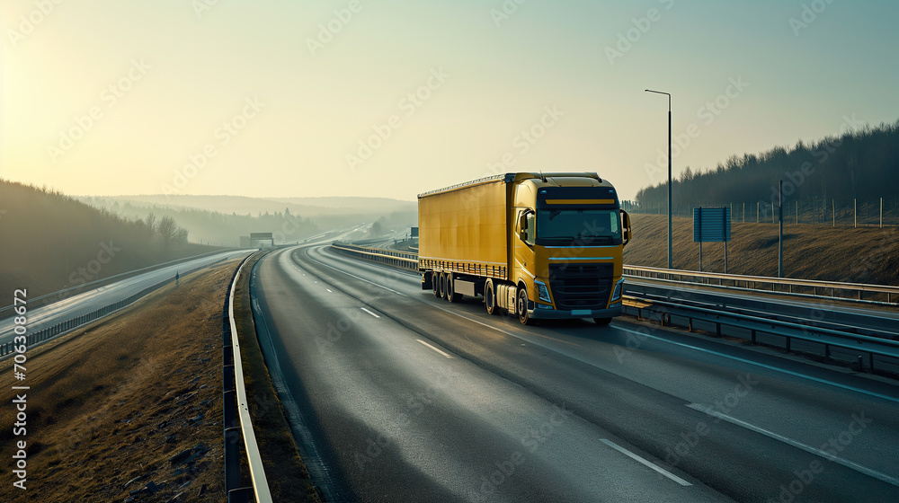 Advertising of a transport and logistics