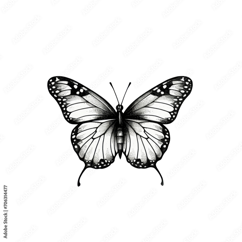 butterfly tattoo design on transparent background, png butterfly tattoo design on transparent background, png