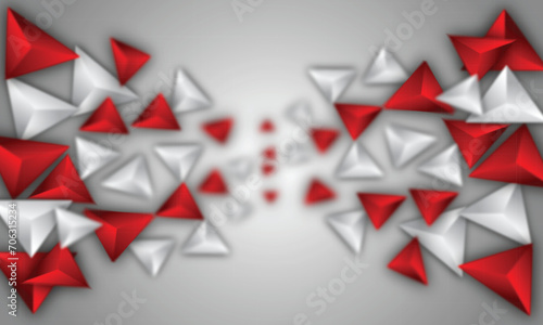 red and white stars Background
