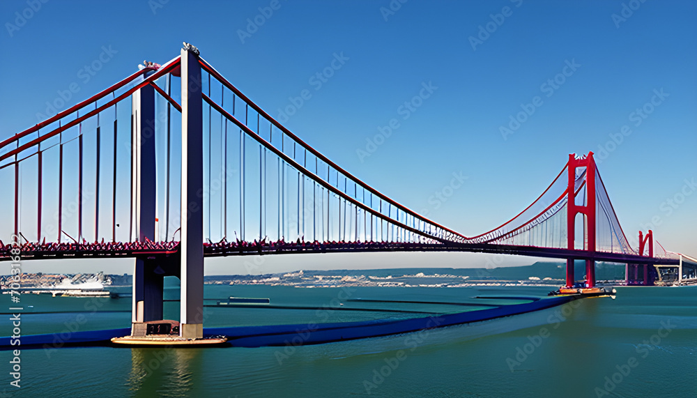 Obraz premium golden gate bridge city