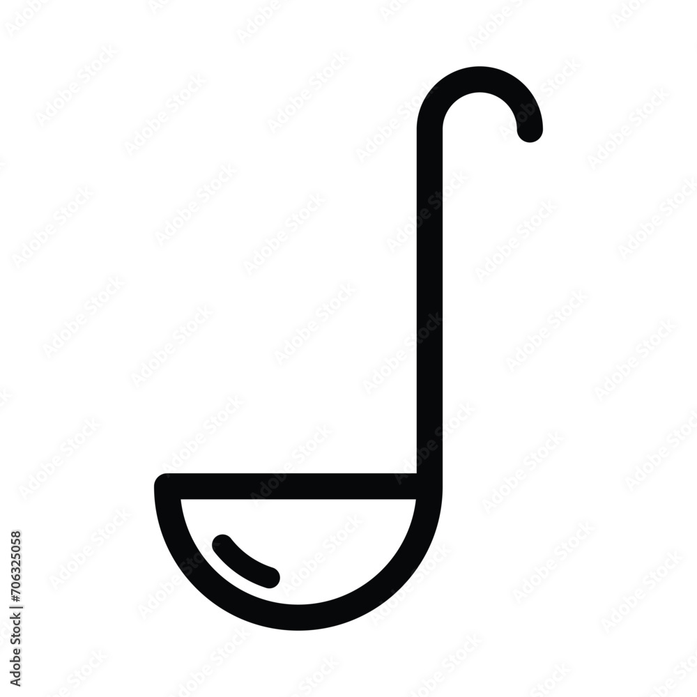 ladle icon for graphic and web design ladle icon for graphic and web design