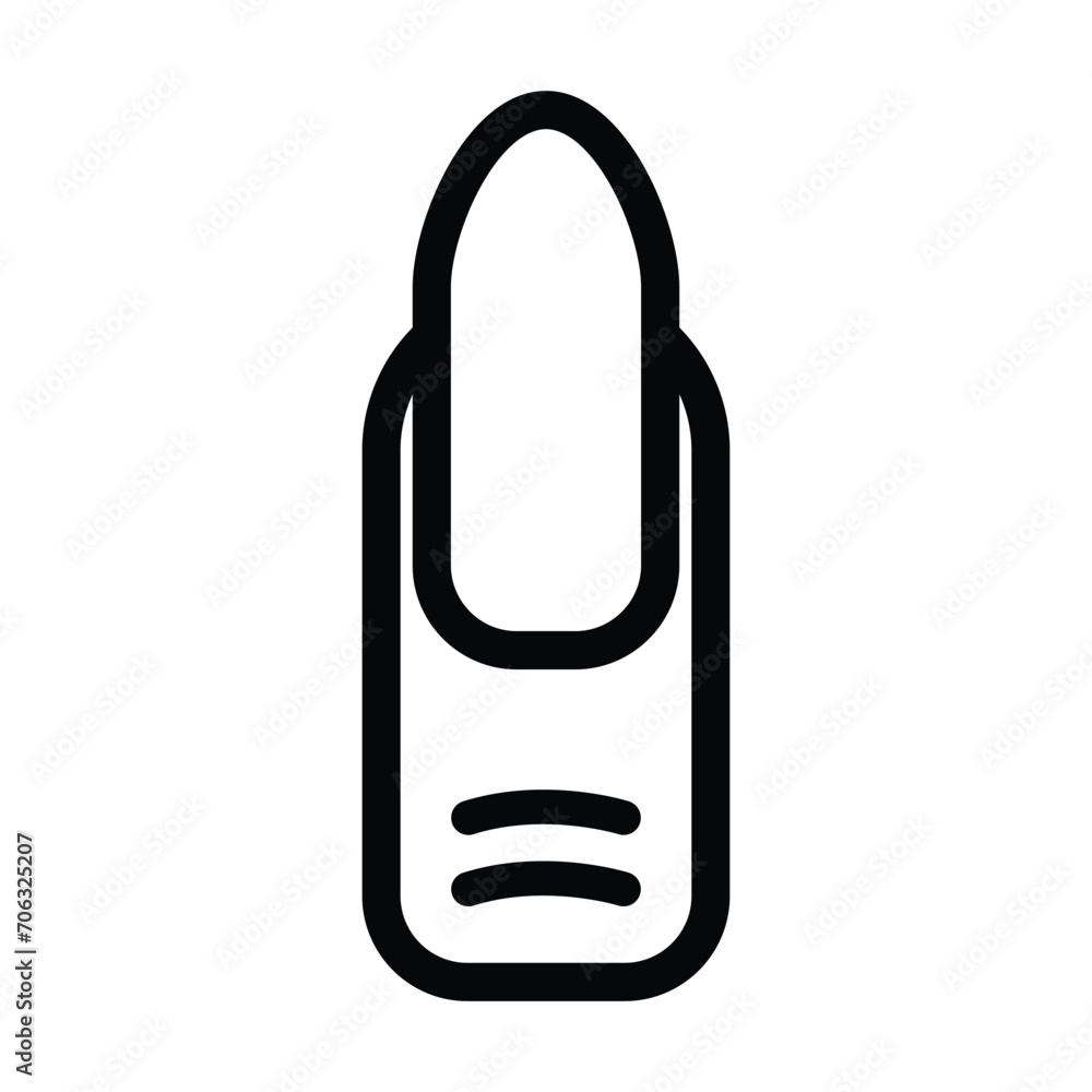 nail icon logo template, fingernail icon nail icon logo template, fingernail icon