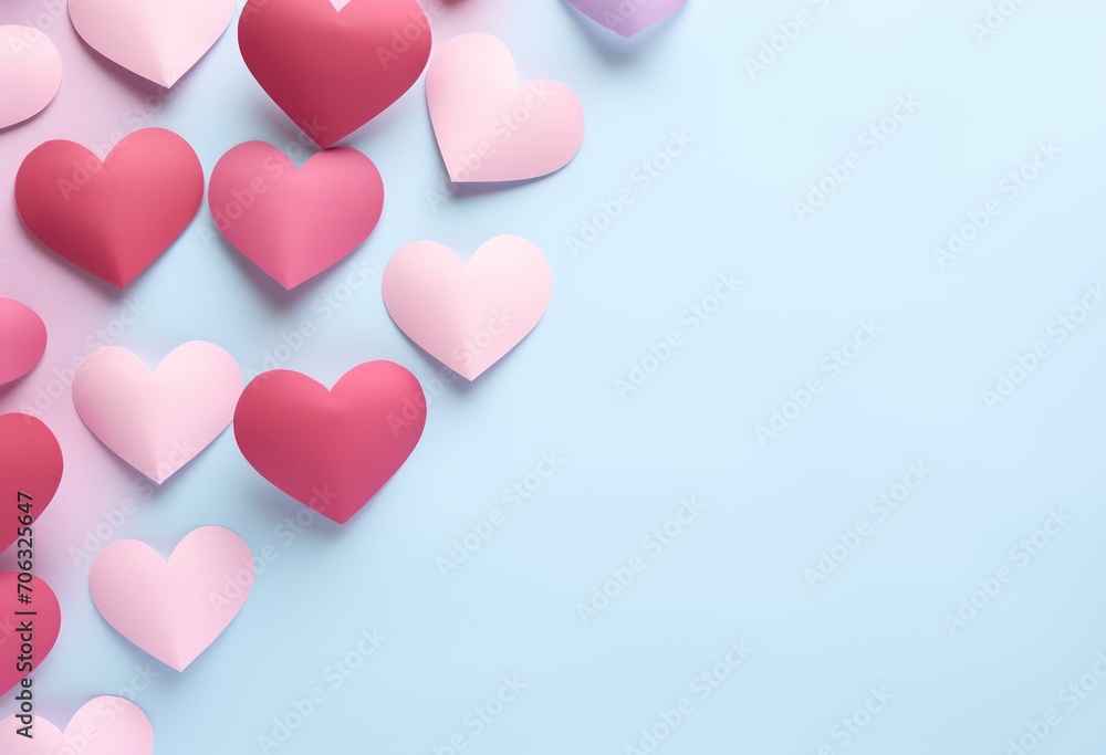 happy valentine's day greeting card with hearts happy valentine's day greeting card with hearts