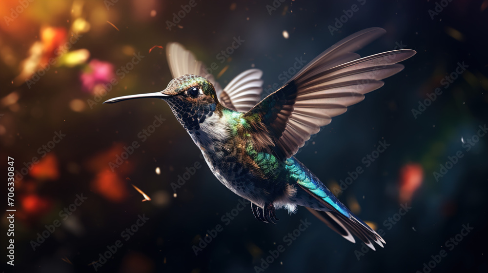 Fototapeta premium hummingbird in flight