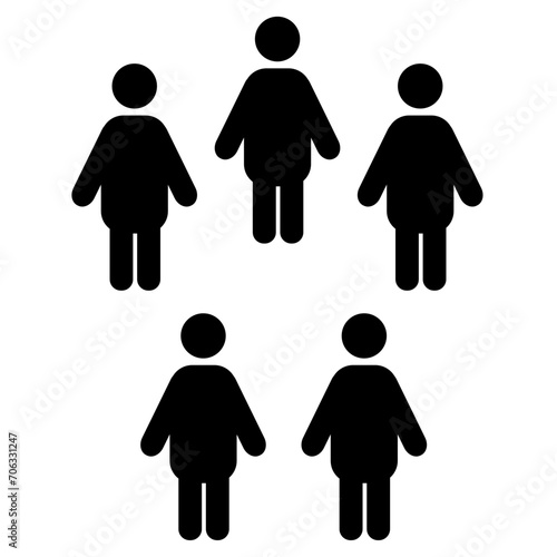 Team Filled Icons | Group of People Flat Filled SVG Icons | People Business Teamwork User Icon