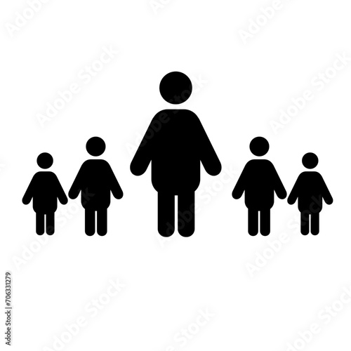 Team Filled Icons | Group of People Flat Filled SVG Icons | People Business Teamwork User Icon
