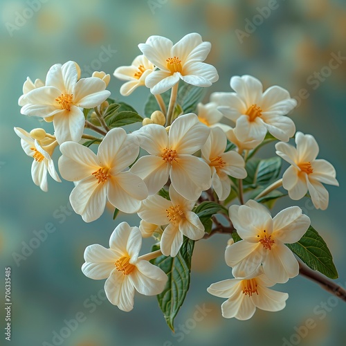 Small Yellowwhite Flowers Pointed Petals  White Background  Illustrations Images