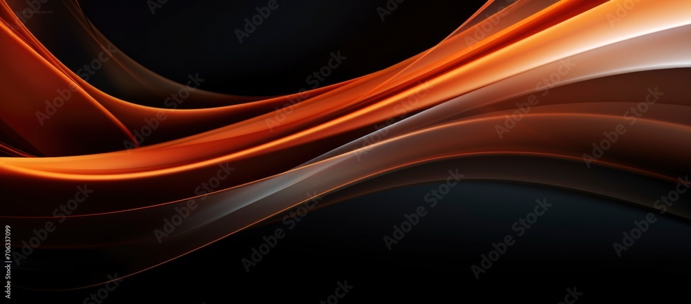 Obraz premium Light wave background red color with dark background, modern and futuristic concept