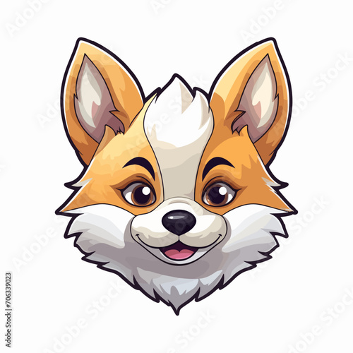 mascot cute animal character design vector illustration version 1