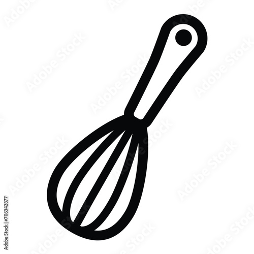 whisk icon for graphic and web design