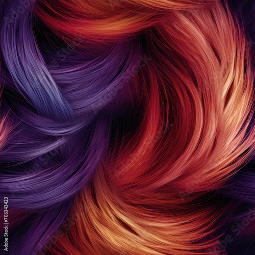 seamless pattern close up of colorful feathers