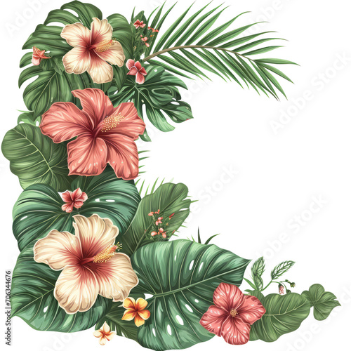 Delicate floral beautiful bouquet watercolor style. PNG