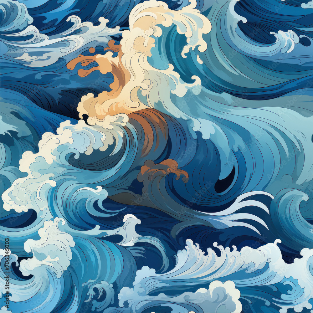 seamless wave pattern seamless wave pattern