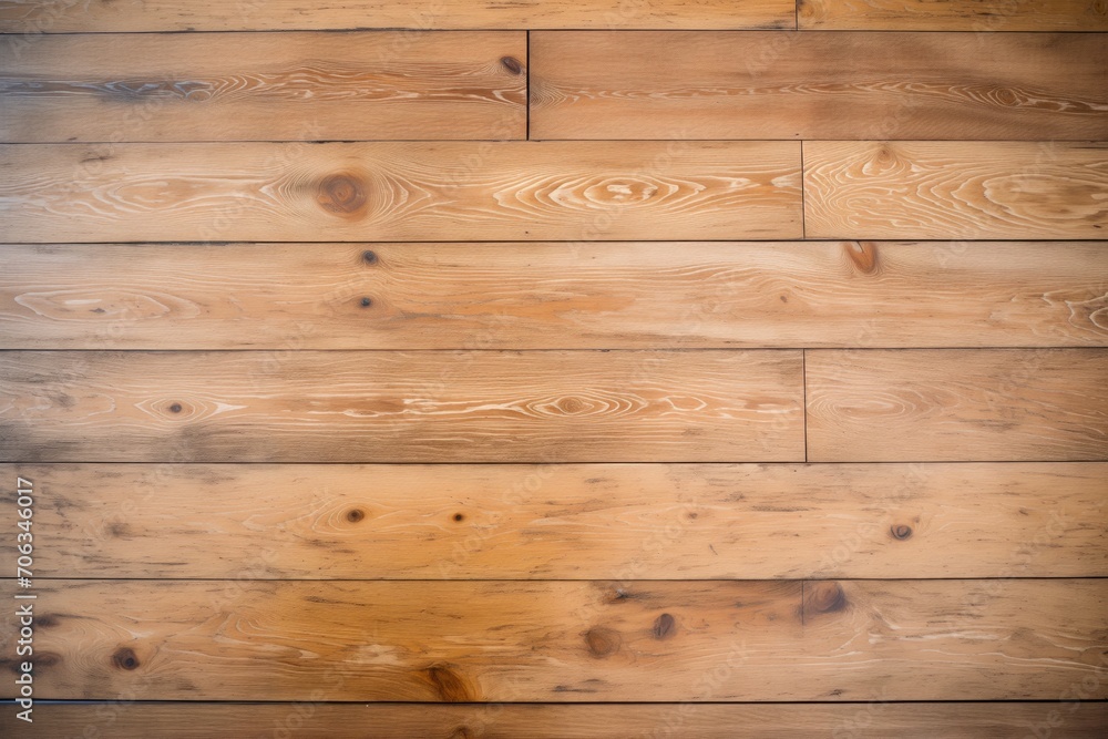 Fototapeta premium dark-stained aged wooden floorboards