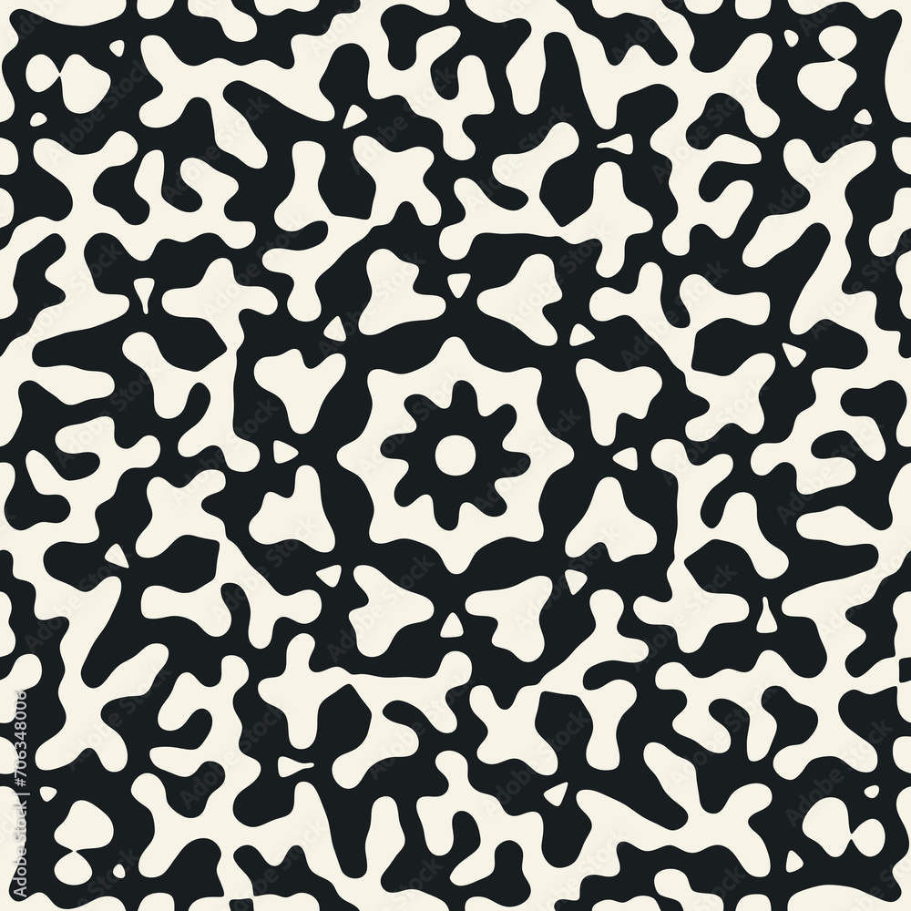 Monochrome Native Ornate Textured Pattern Monochrome Native Ornate Textured Pattern