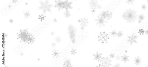 Wallpaper Mural Glistening Snow Shower: Striking 3D Illustration Showcasing Falling Holiday Snowflakes Torontodigital.ca