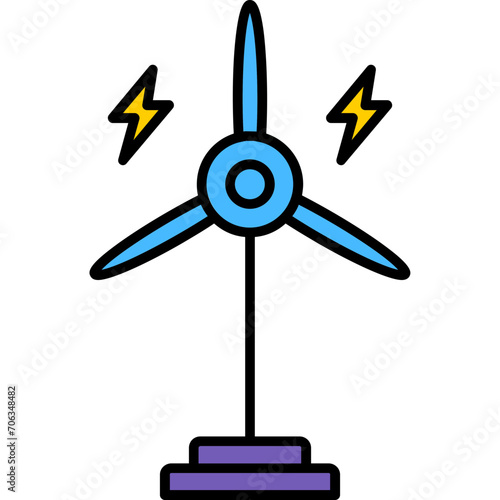 Eolic Turbine Icon