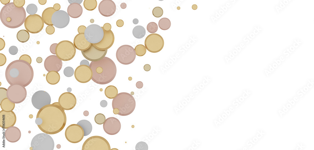 gold Bliss: Exquisite 3D Illustration of Blissful gold Confetti gold Bliss: Exquisite 3D Illustration of Blissful gold Confetti